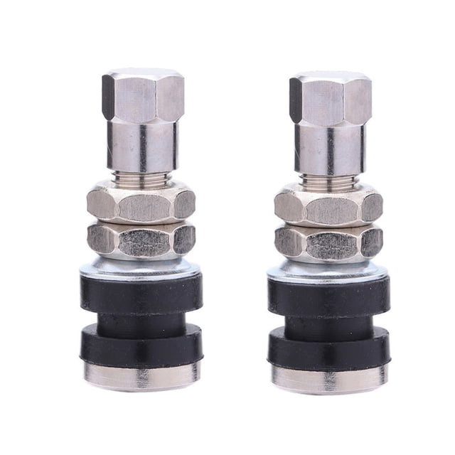 Speravity 2 piezas de válvula de neumático sin cámara de motocicleta de Metal portátil profesional modificado reemplazo de válvulas de Accesorios para motos