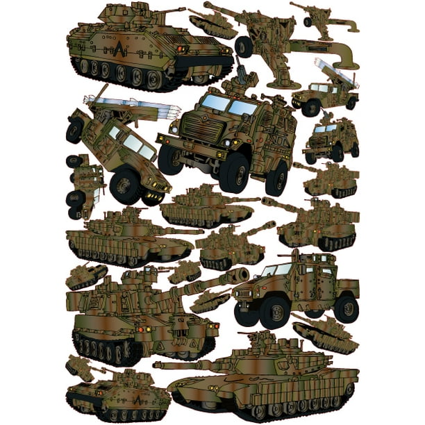 Green Military Tank Wall Decals Stickers And Armored Trucks Decor Com - Military Wall Decor Green Military Tank Wall Decals Stickers And Armored Trucks Decor Com - Military Wall Decor