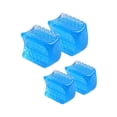thumbnail image 1 of Separadores de dedos de 4 piezas, correctores, fáciles de limpiar, separan los dedos superpuestos. Azul, 1 of 5