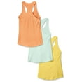 thumbnail image 2 of Women's Clementine Ideal Racerback Tank Top (Pack of 3), 2 of 5