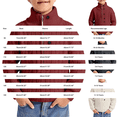 thumbnail image 4 of AUDeals Boys Girls Cable Knit Quarter Zip Sweater Mock Neck Button Pullover Knitted Sweater Toddler Baby Kids Casual Outerwear Tops (Red, 9-10 Years), 4 of 5