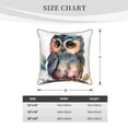 thumbnail image 4 of ZNDUO Throw Pillow, 20"x20" Bed Pillow and Couch Pillows - Indoor Decorative Pillows，Cute Owl Throw Pillow, 4 of 8