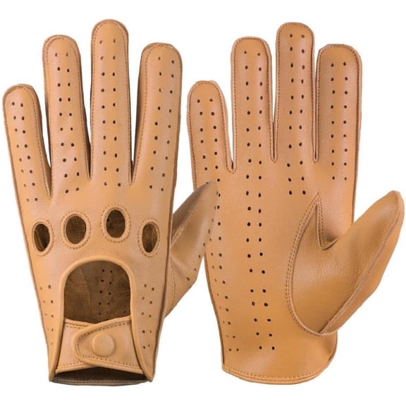 Genuine Leather Driving Gloves for Men