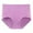 Light Purple, variant on 3 Pack Women Underwear Solid High Waist Full Cover Plus Size Panties,Pink,XL