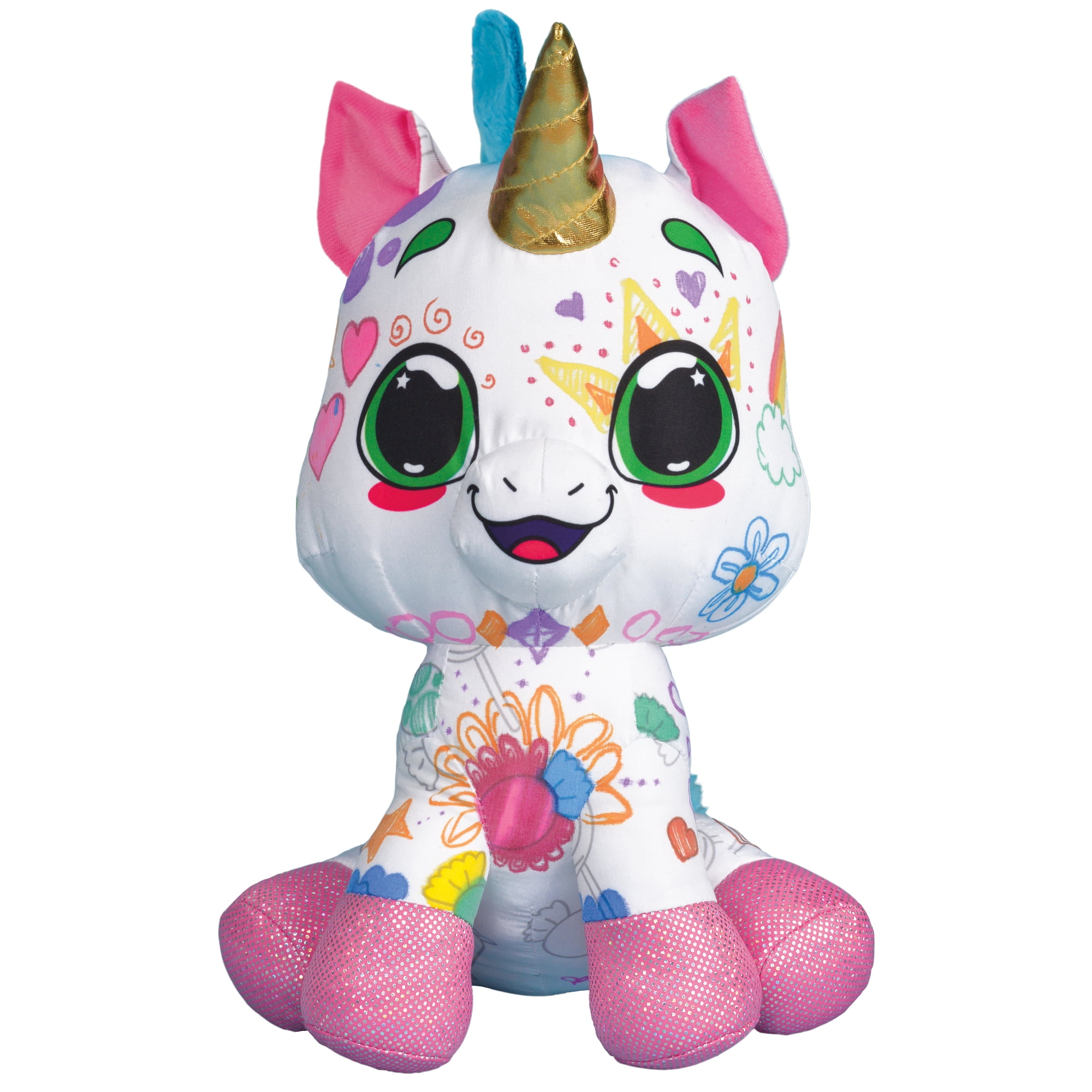 crayola color n plush unicorn