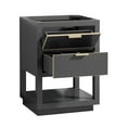 thumbnail image 4 of Avanity Allie-V24 Allie 24" Single Free Standing Wood Vanity Cabinet Only - Grey, 4 of 5