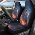 thumbnail image 2 of FOR U DESIGNS Owl Galaxy Pattern Car Front Seats Cover Sets for Women Men Breathable Bucket Seat Cover Interior Covers for Vehicle SUV Truck Sedan-Pack of 2, 2 of 7
