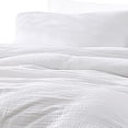 thumbnail image 2 of Uvi 3 Piece King Comforter Set - Cotton - Natural Crinkled Texture - White, 2 of 5