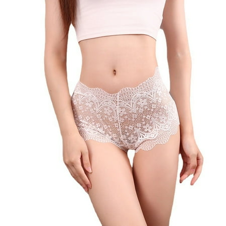 Kaemgyyd Lace Underwear for Women Boyshorts Panties Womens Underwear Breathable Boxer Briefs
