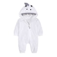 thumbnail image 2 of Coerni New Born Baby Boys Girls Cartoon Dinosaur Hoodie Romper Onesie Jumpsuit Outfits Unisex Baby Hoodies Clothes, 2 of 8