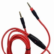 Audio Cable for HyperX Cloud Alpha / Mix / Alpha S Gaming Headset Replacement Cable with Inline Mute and Volume Control