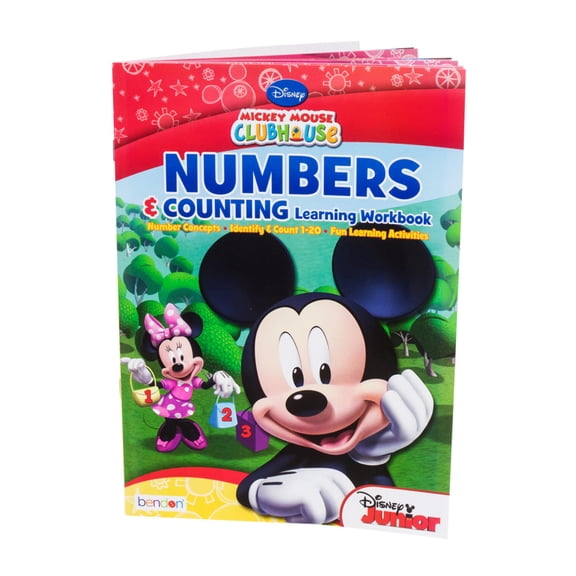 MICKEY MOUSE (NUMBERS & COUNTING)Learning Workbook