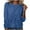 Blue Tops, variant on Fall Tshirts for Women Crewneck Pleated Long Sleeve Casual Loose Tunic Tops Dressy Blouses Red L