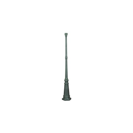 Patio Post Mount Natural - Surface Mount Lamp Post (Copper)
