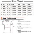 thumbnail image 3 of Mujeres moda Casual impresión camisas manga corta suelta Tee Tops túnica blusa Fridja ghk471, 3 of 4