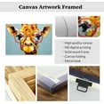 thumbnail image 6 of ZHONGYUTONG Animals with Glasses Wall Art Abstract Giraffe Picture Colorful Giraffe Canvas Painting Funny Giraffes Poster Nursery Children's Room Decor (12.00" x 18.00"), 6 of 6