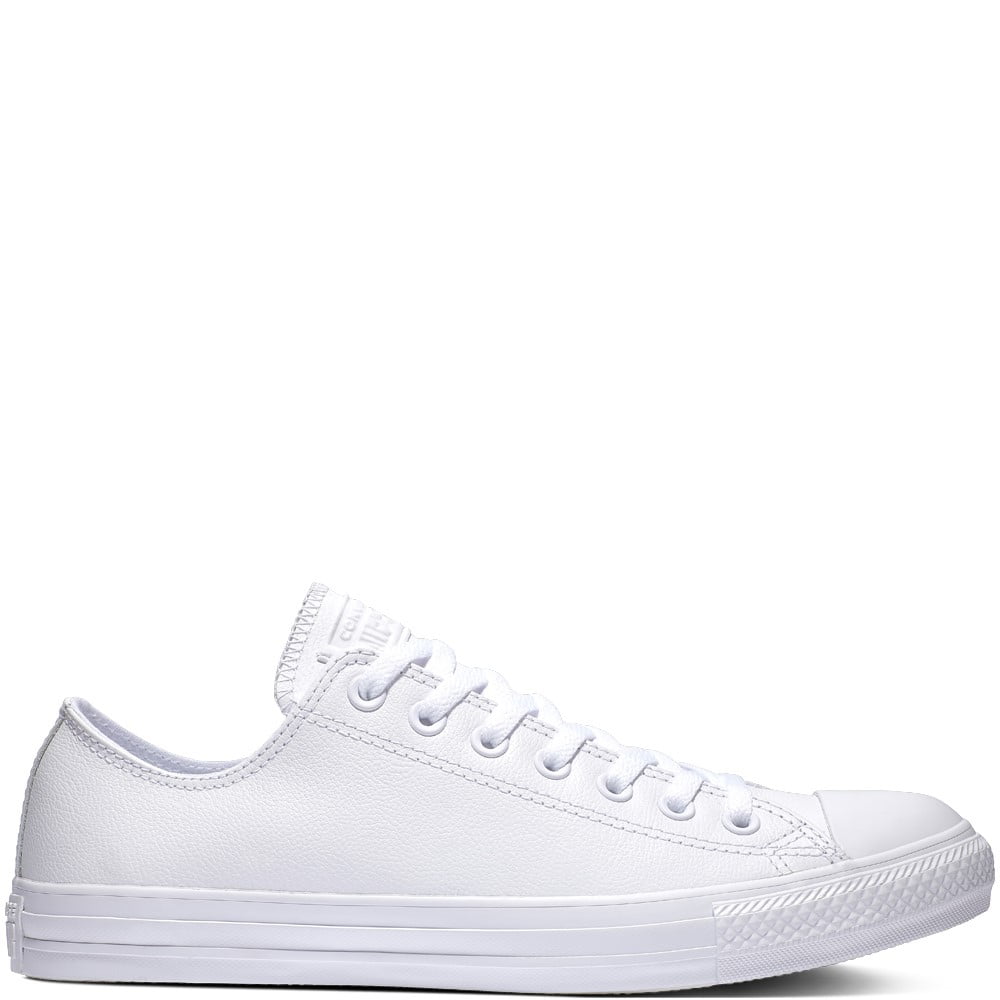 converse allstar low leather white