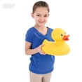 thumbnail image 2 of Rhode Island Novelty 10.5 Inch Jumbo Classic Rubber Duck, Giant Yellow Duck for Decor & Party Fun, 2 of 11