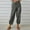 Dark Gray, variant on Business Casual Loose Pocket Solid Trousers Pants Womens Pull On Pants Memorial Day