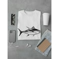 thumbnail image 3 of Sketch Of Tuna Animal Fish T-Shirt Men -Image by Shutterstock, Male 4X-Large, 3 of 4