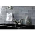 thumbnail image 3 of Kingston Brass KB628RXLB Restoration 4-Inch Centerset Bathroom Faucet with Brass Pop-Up, Brushed Nickel, 3 of 5
