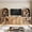 Bijou Camel 1C2D, variant on BELLEZE 4-Piece Modular TV Stand with Storage, Modern Entertainment Center with Glass Doors and Adjustable Shelf Media Console with Bookshelves for Living Room, Camel