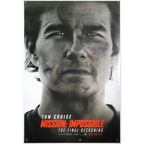 MISSION IMPOSSIBLE FINAL RECKONING MOVIE POSTER Advance Tom Cruise