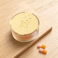 thumbnail image 6 of 1 Pc 3 Compartment Small Pill Box, Moisture Proof Case, Travel Organizer for Pocket Purse, Pill Holder Dispenser, Daily Portable Vitamin Container, Fish Oil and Supplement Storage, 6 of 6