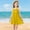 c01Yellow, variant on LNWUY Toddler Kids Girls Simple Cute Solid Color Sleeveless Stretchy Camisole Dress A Line Suspenders Dress Tank Top Dresses Blue 4 Years