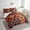 Red, variant on YST Damask Arabesque Bedding Set King 7 Piece Vintage Floral Comforter Set Colorful Damask Bed In A Bag With Sheets Abstract Geometric Reversible Bed Set
