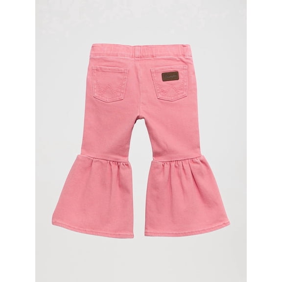 Wrangler Babygirl Ruffle Flare Pink - Kids Girls Shirt - 112375233