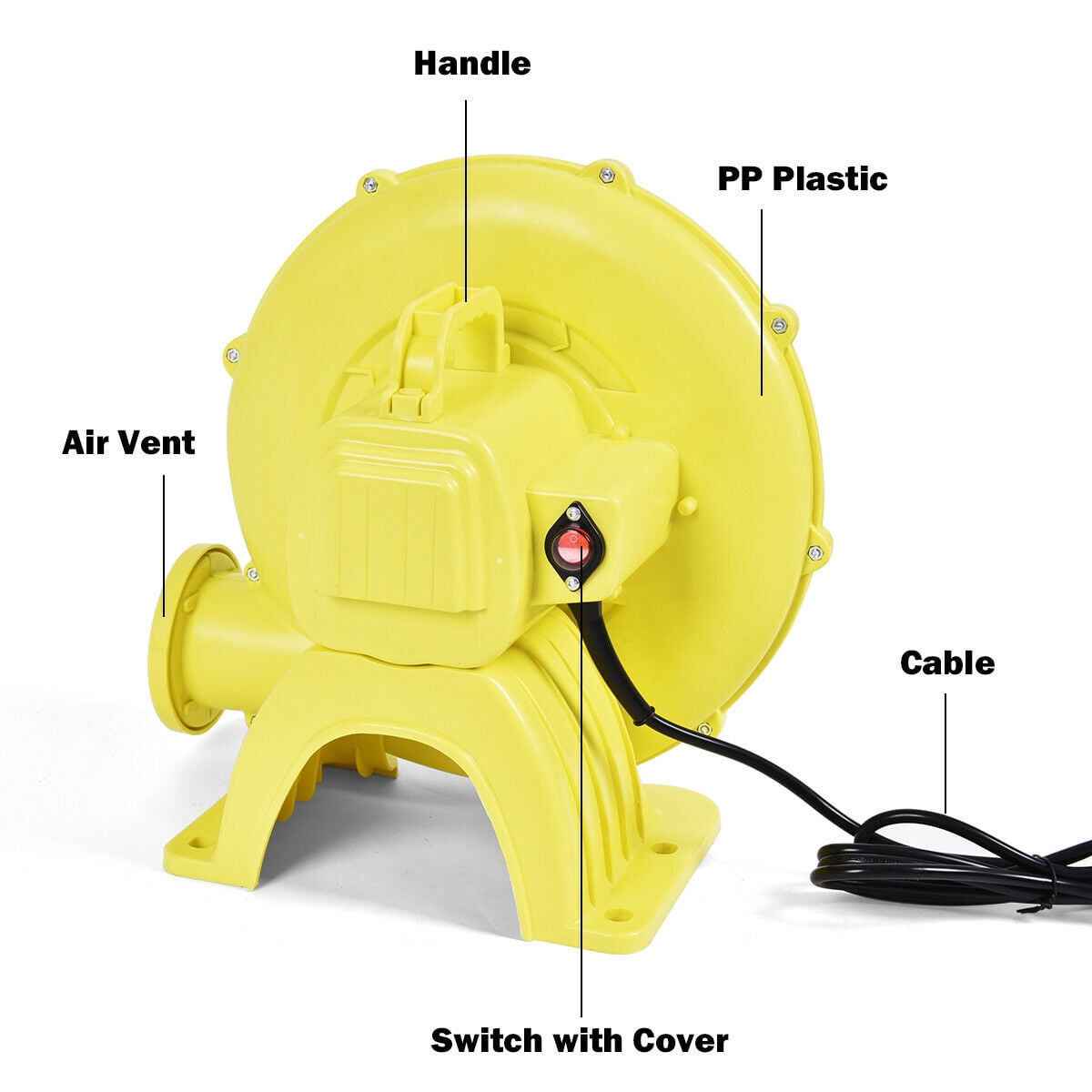 Inflatable Bounce House Air Pump Blower Fan 480 Watt 4A 