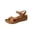 Brown_002, variant on Domuza Orthopedic Sandals for Women Arch Support Flat Wedge Sandals Wide Slip on Non Slip Work Shoes Soft 2026 New Foam Shoes Black 8.5（EU-41）