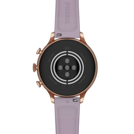 Fossil - Gen 6 Smartwatch 42mm Purple Silicone - Rose Gold