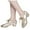 Gold, variant on OAVQHLG3B Soft Modern Latin Dance Shoe (Women’s), White, Size 37