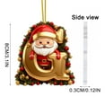 thumbnail image 2 of Rapeiae 26 Letters Christmas Tree Decoration Pendant Christmas Tree Ornaments Personalized Christmas Ornaments Christmas Decoration Xmas Tree Hanging Decor, 2 of 4