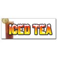 thumbnail image 1 of 12" ICED Tea Decal Sticker Sweet ice Drink cart Stand New, 1 of 1