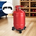 thumbnail image 4 of Plant Caddy With Wheels: Heavy Duty Rolling Plant Stand 9.45-15inch Adjustable Dolly Round Flowerpot Roller Base For Indoor Outdoor, 4 of 8