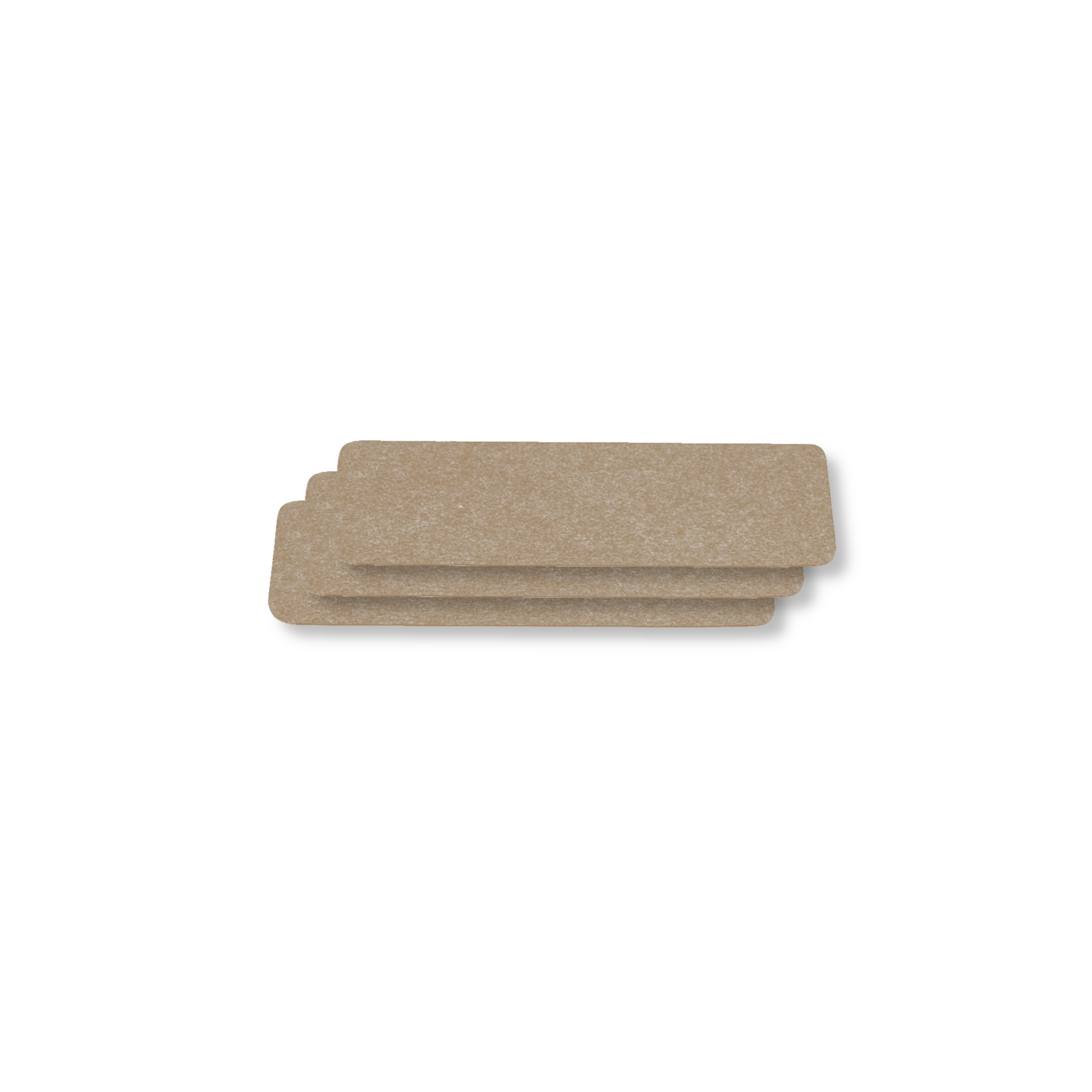 G-Floor Drip & Dry 12" x 20" Absorbent Pet Placemat, Tan (3 Pack)