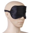 thumbnail image 4 of Máscara De Ojo De Seda Pura Sombra Cubierta Sueño Ocular Con Los Ojos Vendados Para Dormir - Negro Macarena none, 4 of 8