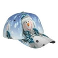 thumbnail image 3 of Daiia Christmas Snowman In The Snow Baseball Cap Men Women Classic Adjustable For Running Workout And Outdoor Activitie All Season Dad Hat Gift, 3 of 9