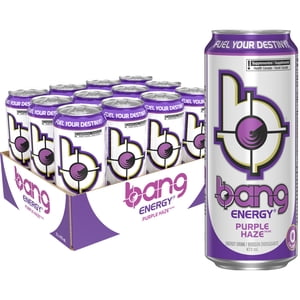 Bang Energy Purple Haze, 300mg Caffeine, 16 fl oz, 12 Pack