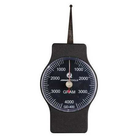 JONARD TOOLS GD-400 Dynamometer Gauge,Dial,400-4000g