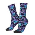 thumbnail image 1 of Fotbe Funny Skull Flower Calcetas Largas con Estampado para Hombre y Mujer – Calcetas de Compresión Transpirables y Elásticas, Viajar y Uso Diario Talla 5-11, 1 of 6