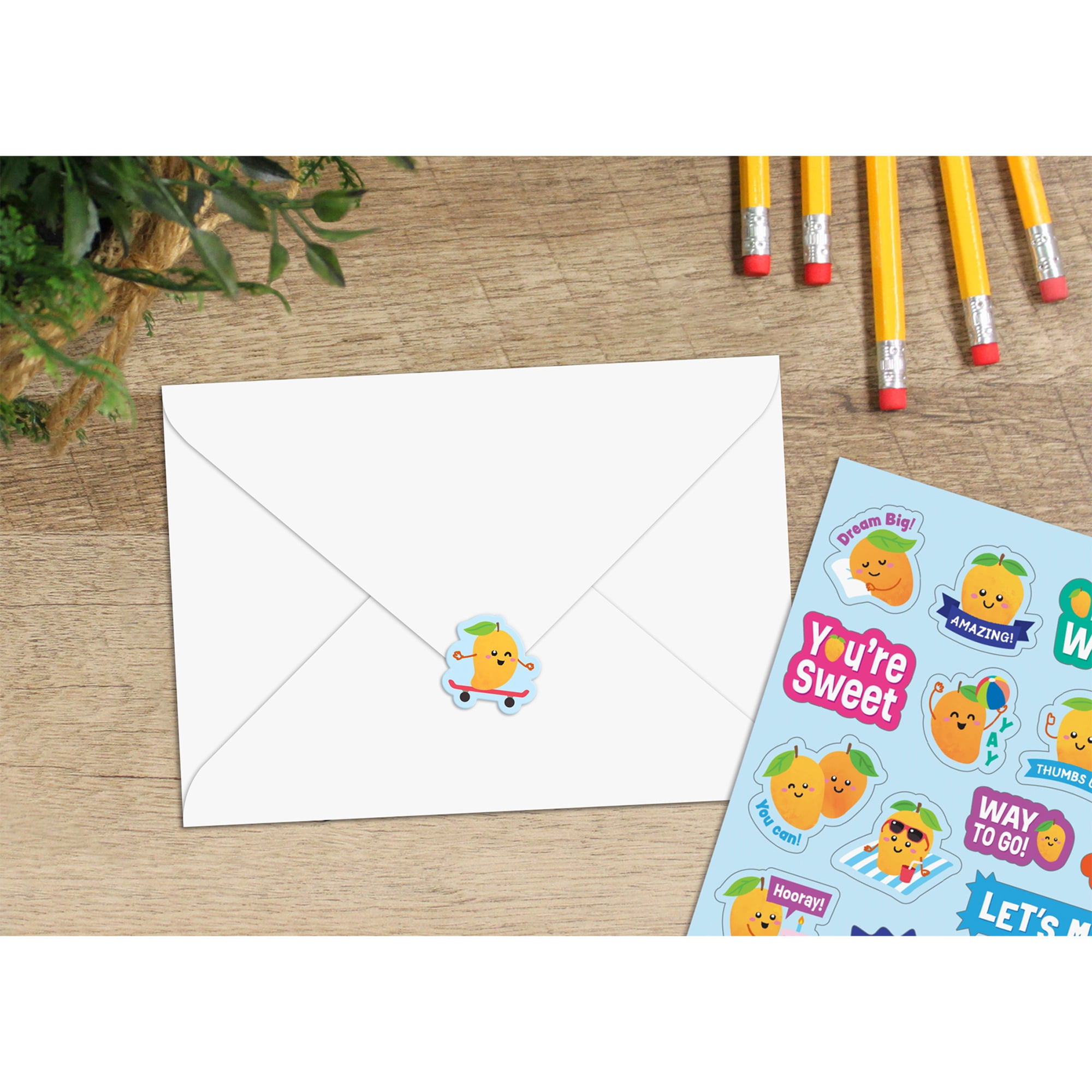 Teacher Created Resources Mango Smelly Stickers, 126 Per Pack, 6 Packs