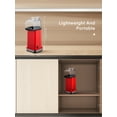 thumbnail image 6 of FOHERE 18cups Hot Air Popcorn Popper Maker, 1400W, with Measuring Cup, Red, 6 of 7
