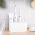 thumbnail image 3 of Portacepillos de dientes para baños, soporte de gran capacidad de primera calidad con 1 ranura grande, 4 ranuras medianas y 6 ranuras pequeñas, 3 of 5