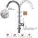 thumbnail image 4 of Single-Handle Cold Water Sink Faucet - High Arc Stainless Steel, One-Hole Deck Mount for Bar, 4 of 5