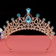 thumbnail image 2 of Elegant Crystal Bridal Rhinestone Wedding For Bride Pageant Headpiece 18th Birthday Party Hair, 2 of 3