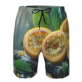 thumbnail image 3 of Pofeuu Fresh Passion Fruit Still Life Prin Men's Swim Trunks Quick Dry Bathing Suit Swimming Board Shorts Mesh Lining Beach Swimwear-Medium, 3 of 6